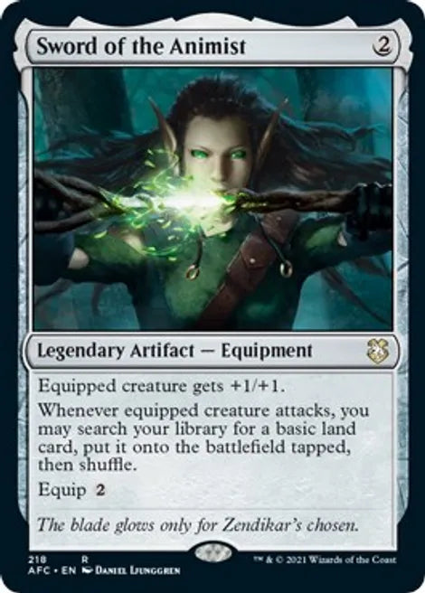 Sword of the Animist - Artifact
