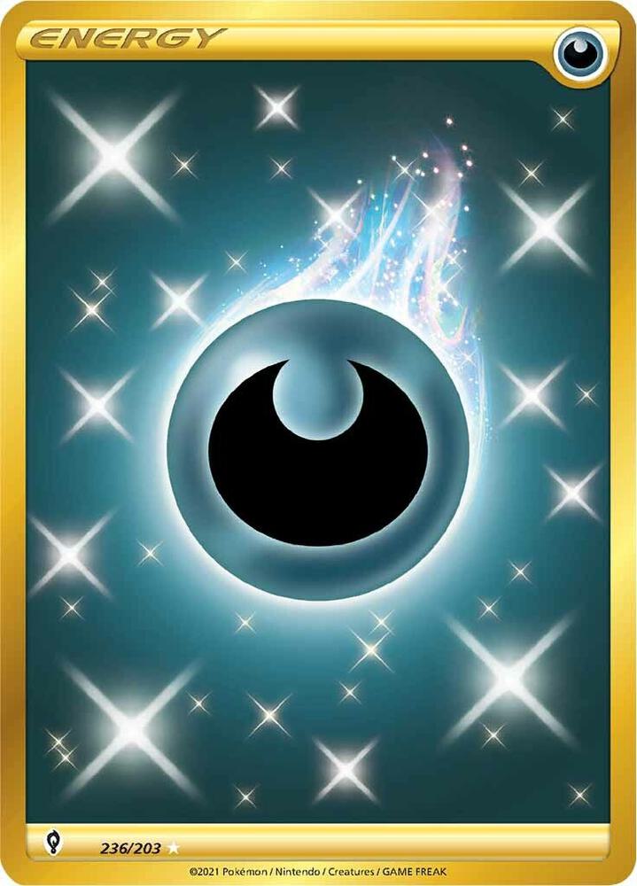 Pokemon Evolving Skies Darkness Energy #236 Pokemon Evolving Skies Darkness Energy #236