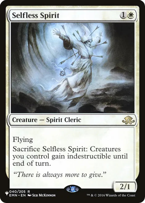 Selfless Spirit - White