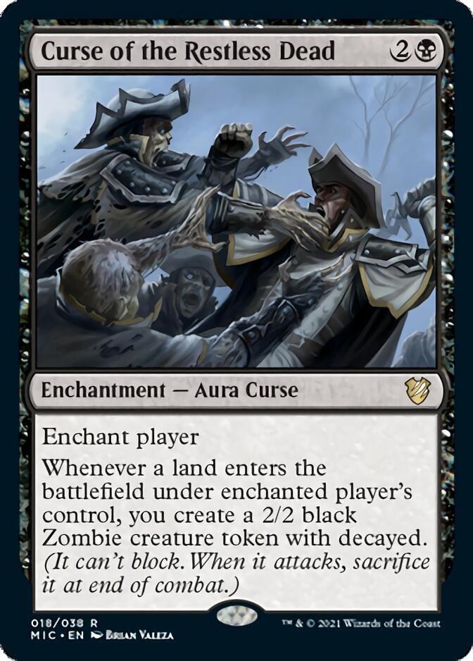 Curse of the Restless Dead - Black