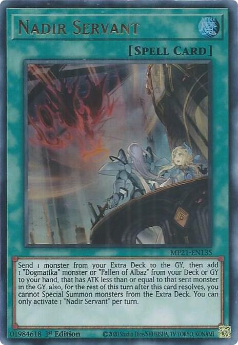 Nadir Servant - Yugioh - Spell Card