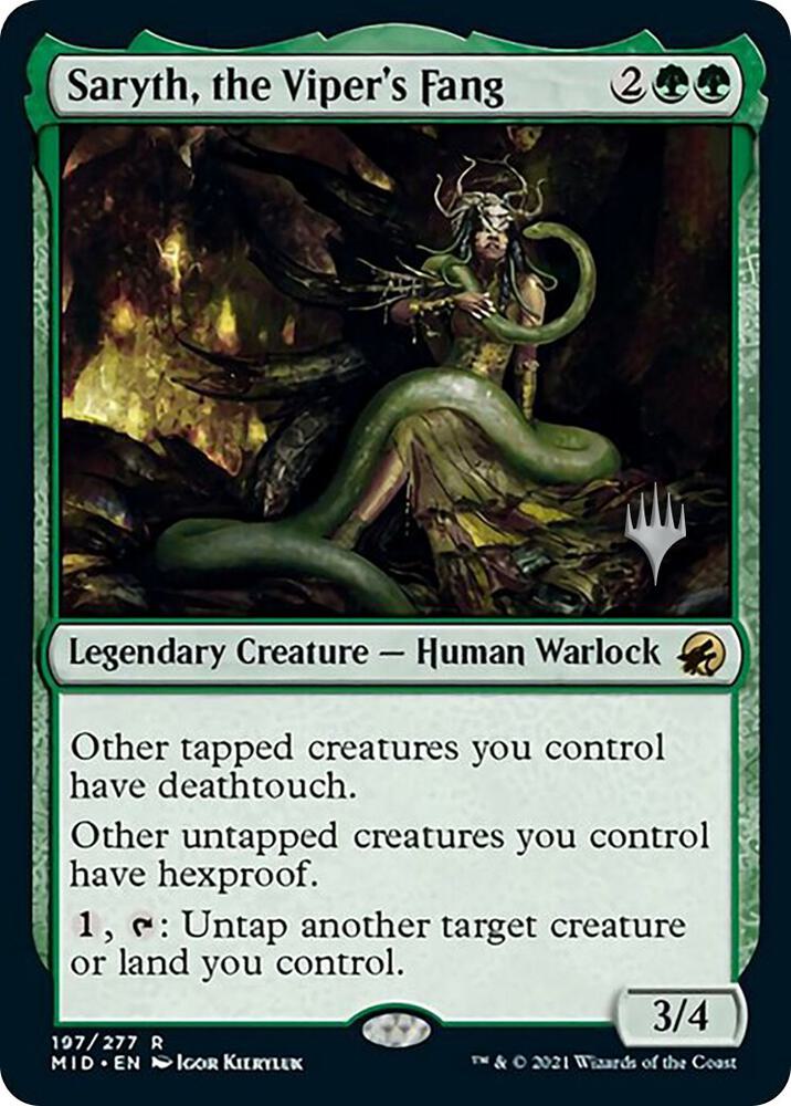 Saryth, the Viper's Fang - Green