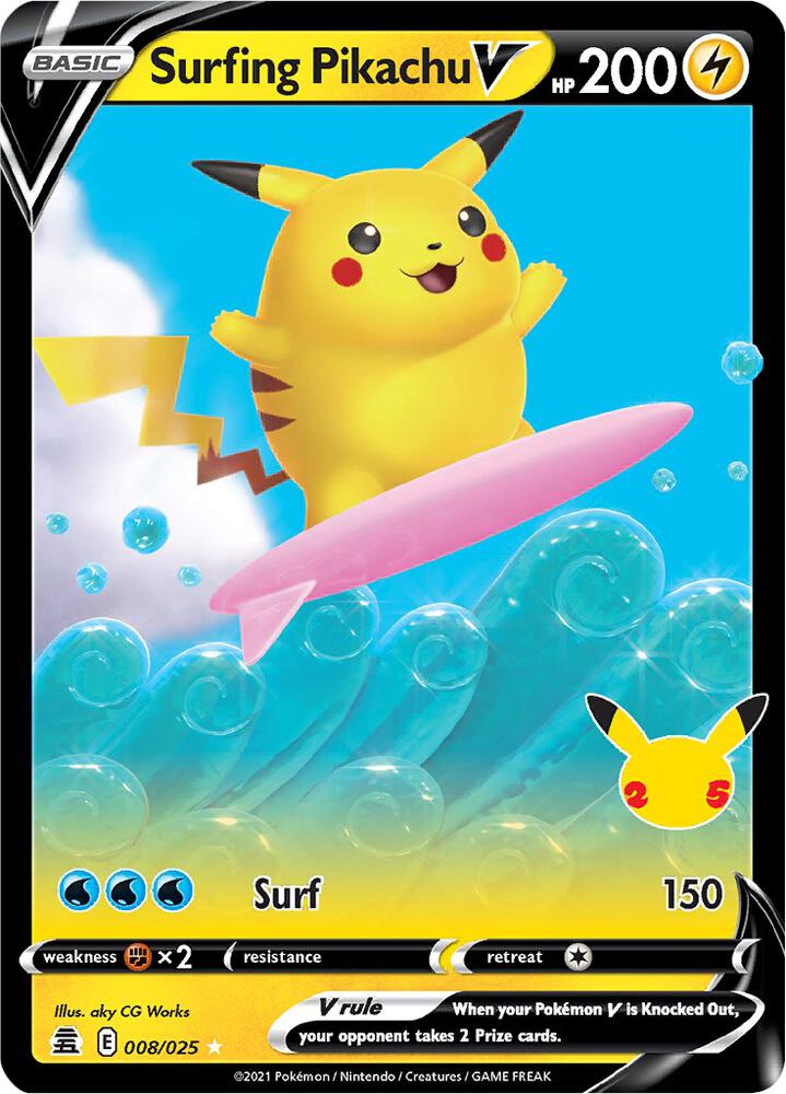 Surfing Pikachu V - Lightning