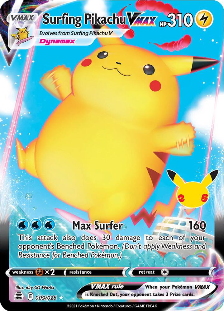 Surfing Pikachu VMAX - Lightning
