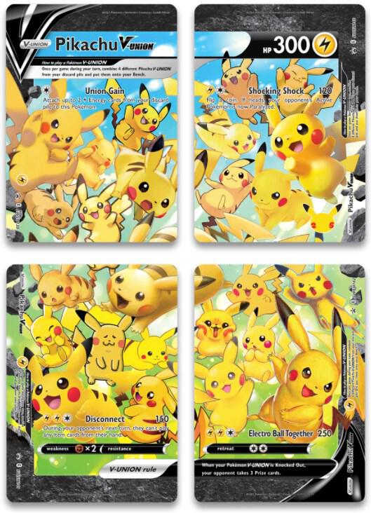 Pikachu V-Union [Set of 4] - Lightning