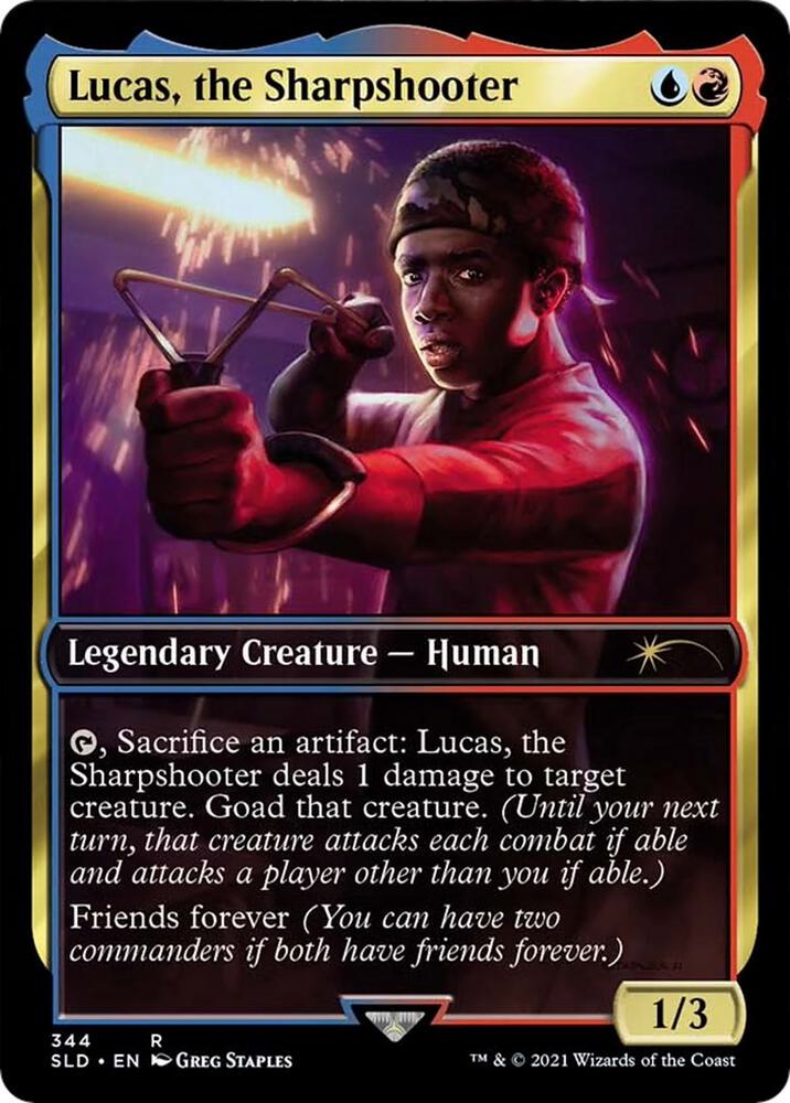 Lucas, the Sharpshooter - Blue/Red