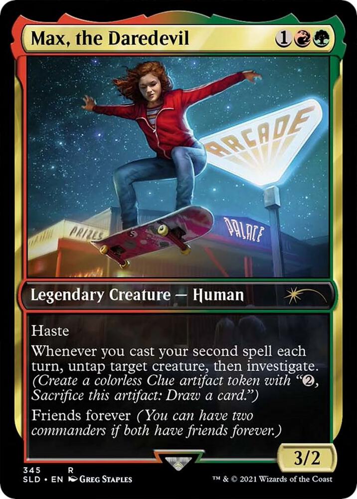 Max, the Daredevil - Red/Green