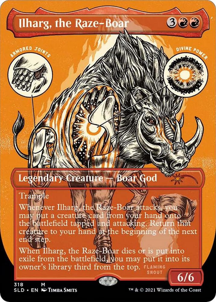 Ilharg, the Raze-Boar - Red