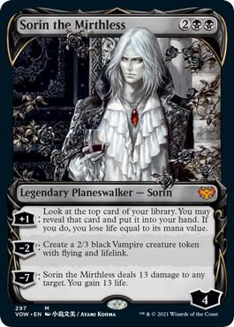 Sorin the Mirthless - Legendary Planeswalker - Sorin - Black