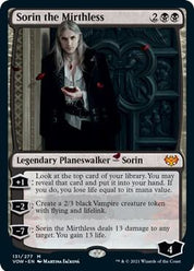 Sorin the Mirthless - Legendary Planeswalker - Sorin - Black
