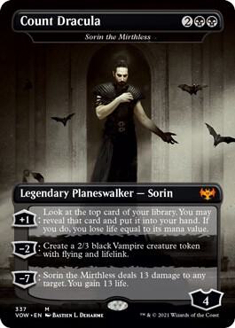 Count Dracula - Sorin the Mirthless - Black