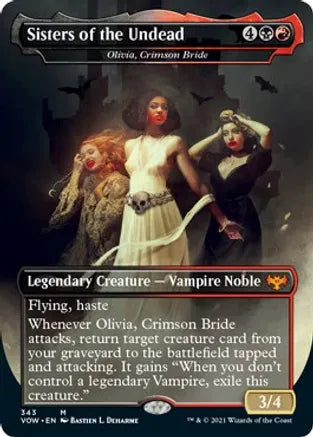 Olivia, Crimson Bride - Black/Red Infinity Flux Olivia, Crimson Bride - Black/Red Infinity Flux