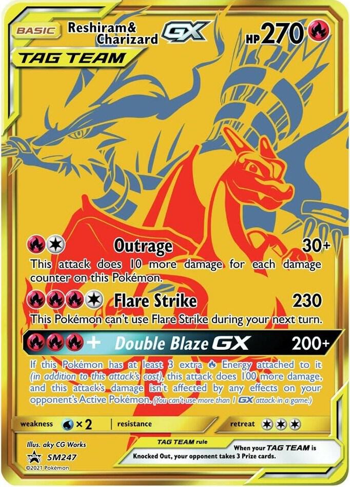 Reshiram & Charizard GX - Tag Team - Fire