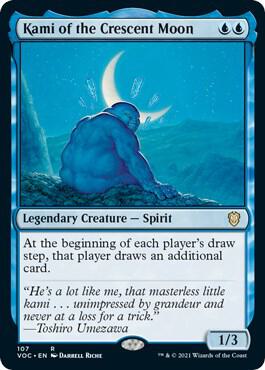 Kami of the Crescent Moon - Blue