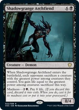 Shadowgrange Archfiend - Black
