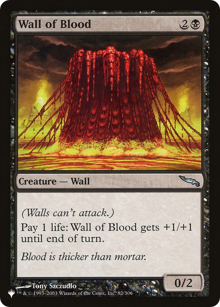 Wall of Blood - Black