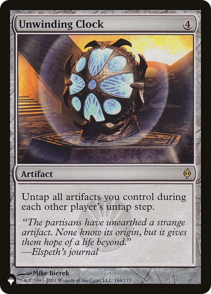 Unwinding Clock - Artifact