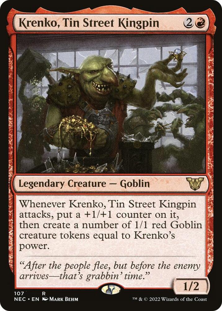 Krenko, Tin Street Kingpin - Red