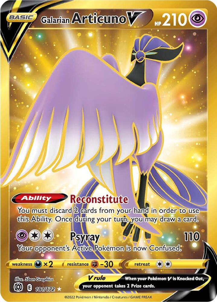 Galarian Articuno V - Psychic