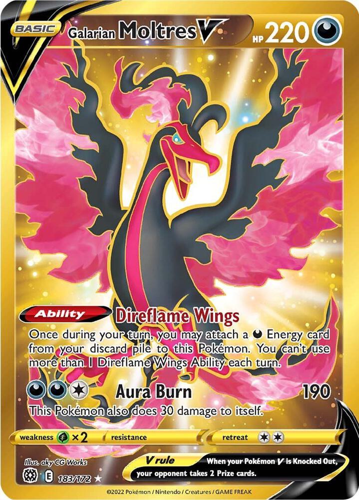Galarian Moltres V - Darkness
