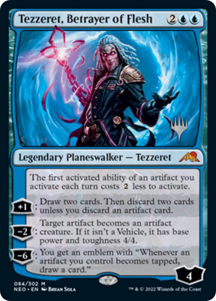 Tezzeret, Betrayer of Flesh - Blue