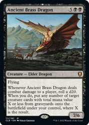 Ancient Brass Dragon - Black