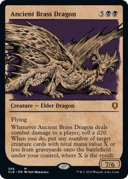 Ancient Brass Dragon - Black
