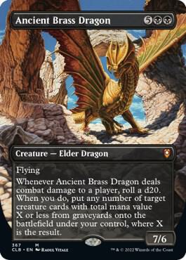 Ancient Brass Dragon - Black