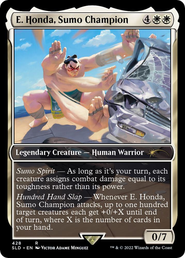 E. Honda, Sumo Champion - White