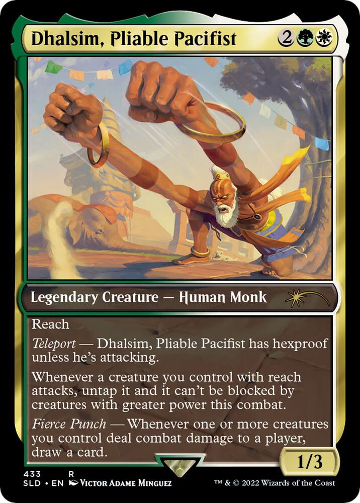 Dhalsim, Pliable Pacifist - Green/White