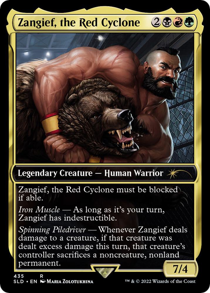 Zangief, the Red Cyclone - Black/Red/Green