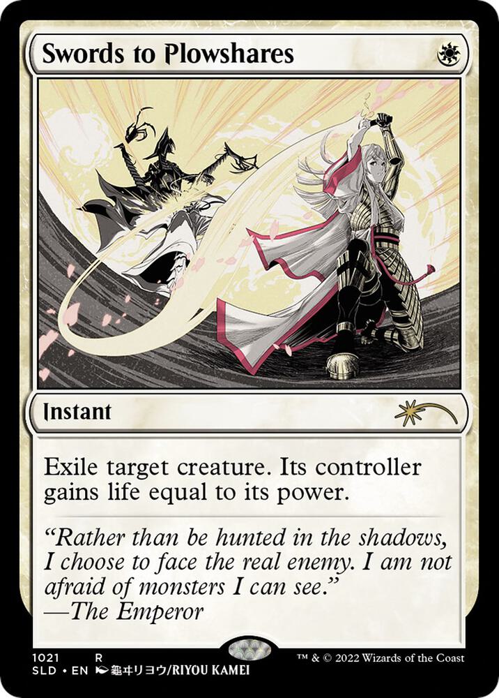 Swords to Plowshares - White