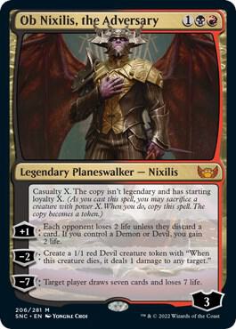 Ob Nixilis, the Adversary - Legendary Planeswalker - Nixilis - Red/Black