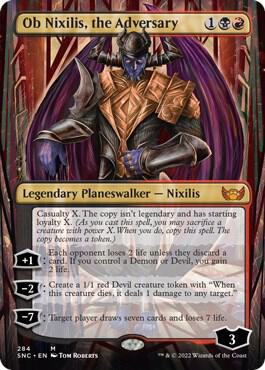 Ob Nixilis, the Adversary - Legendary Planeswalker - Nixilis - Red/Black