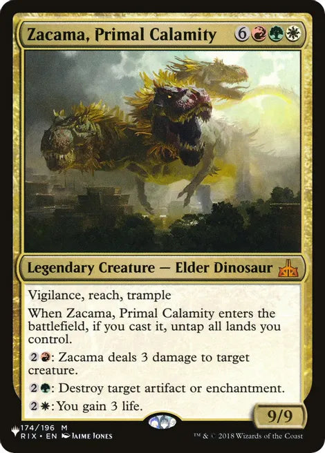 Zacama, Primal Calamity - Red/Green/White