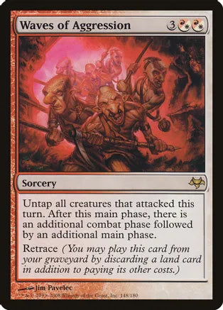 Waves of Aggression - Red/White