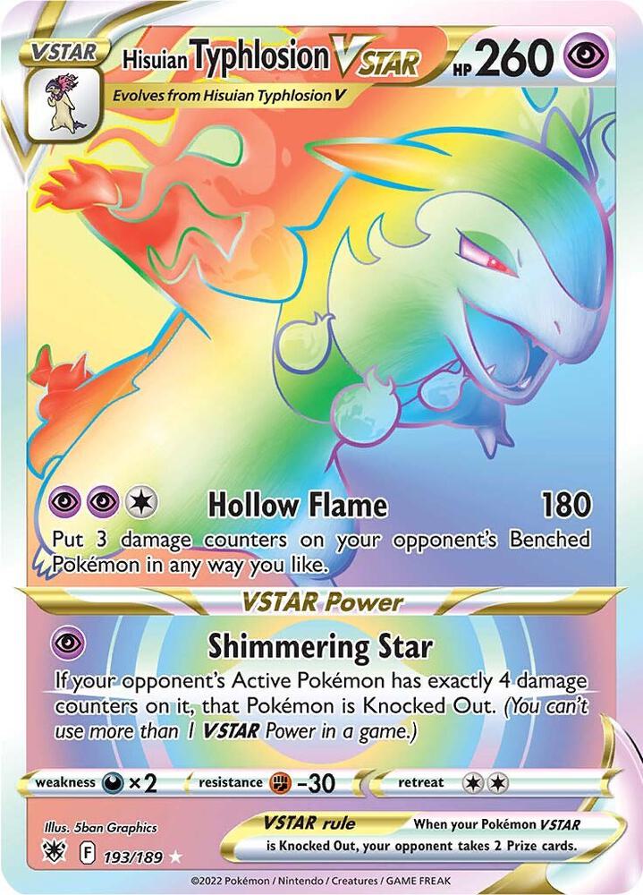 Hisuian Typhlosion  VSTAR - Psychic