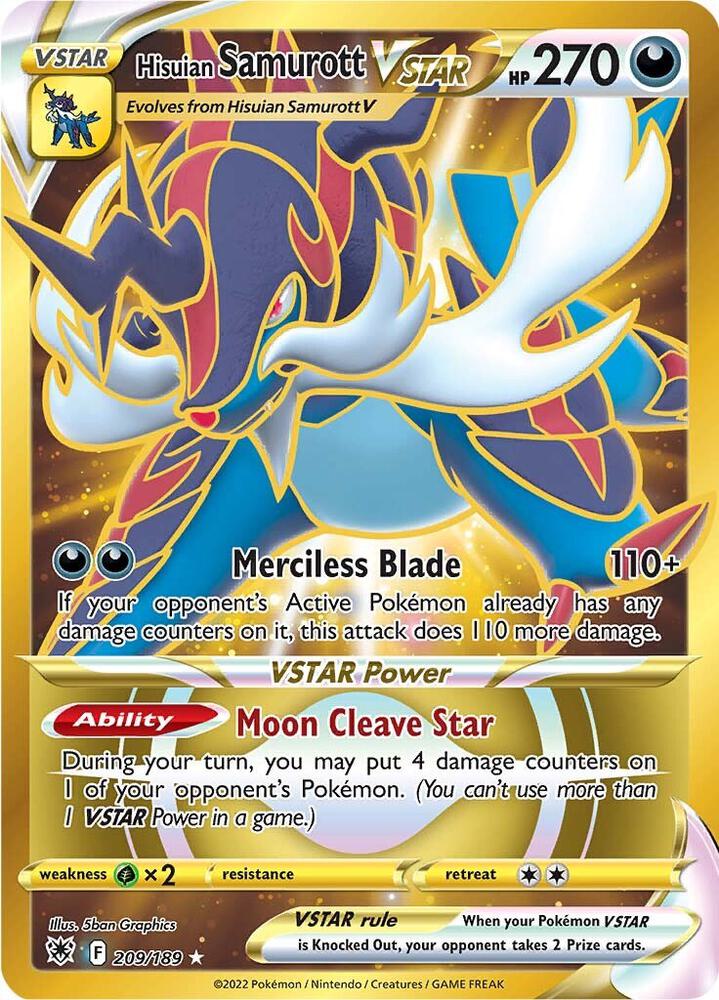 Hisuian Samurott VSTAR - Darkness