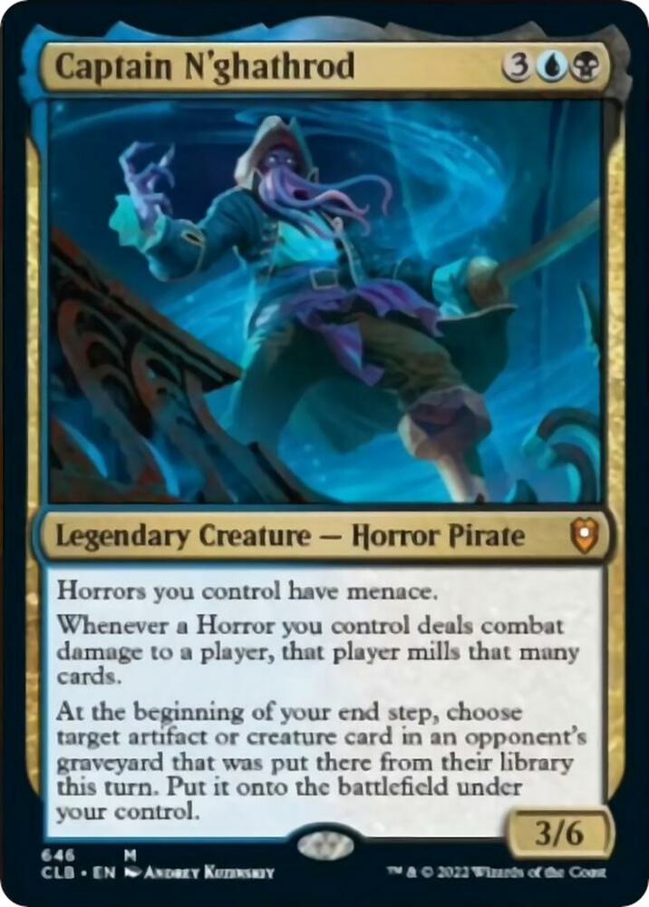Captain N'ghathrod - Blue/Black