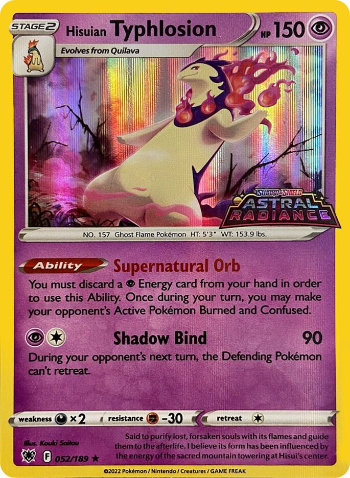 Hisuian Typhlosion - Psychic