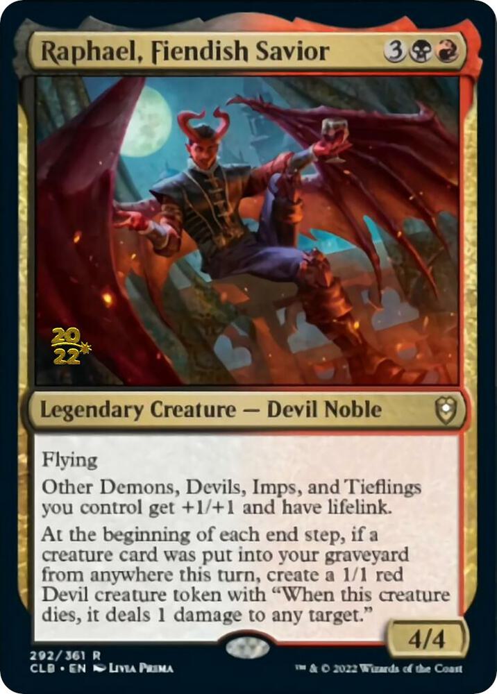 Raphael, Fiendish Savior - Black/Red