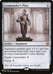 Commander's Plate - Artifact