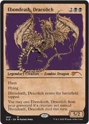 Ebondeath, Dracolich - Legendary Creature - Zombie Dragon Black
