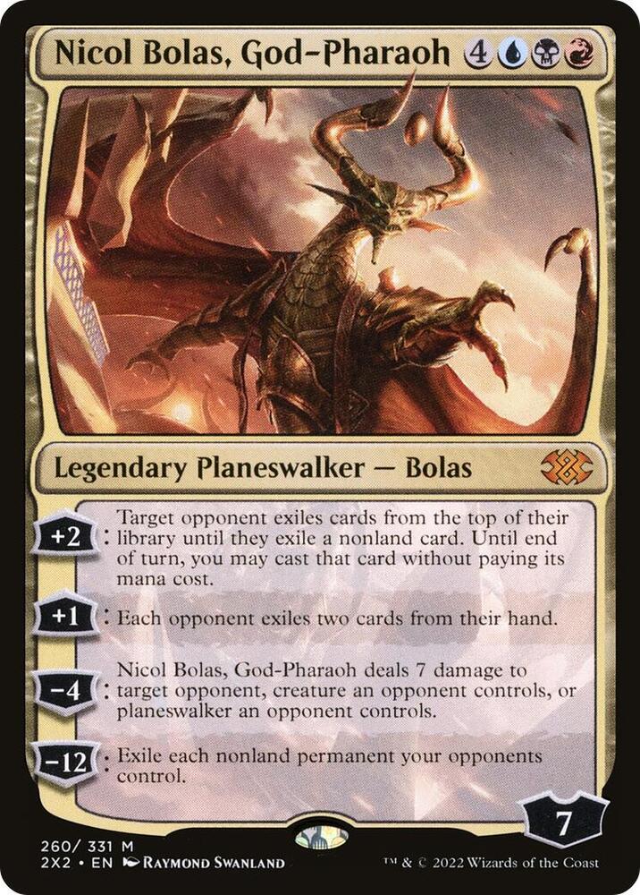 Nicol Bolas, God-Pharaoh - Blue/Black/Red