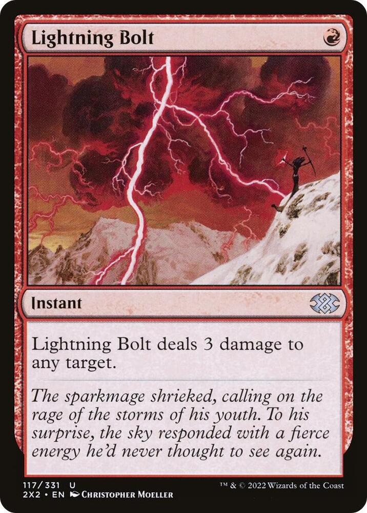 Lightning Bolt - Red
