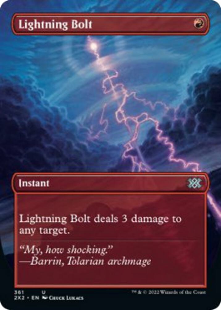 Lightning Bolt - Red