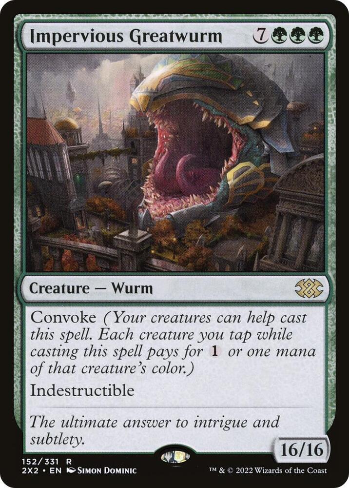 Impervious Greatwurm - Green