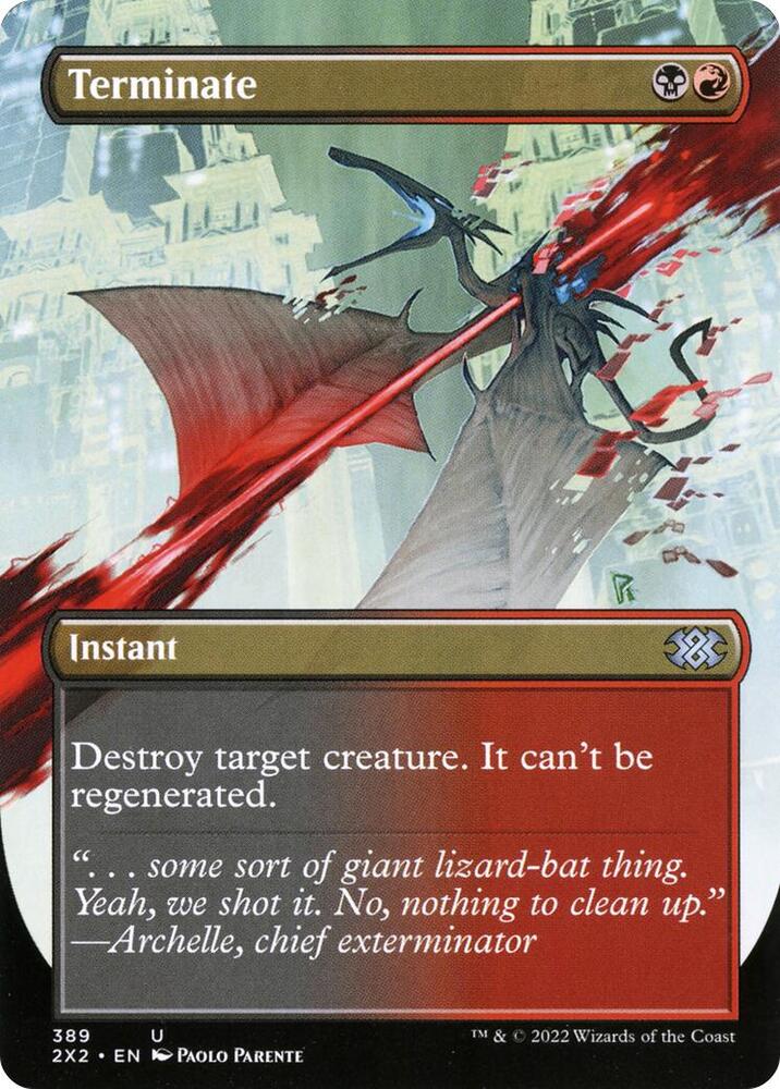 Terminate - Black/Red