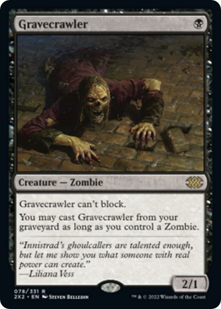 Gravecrawler - Creature - Zombie - Black