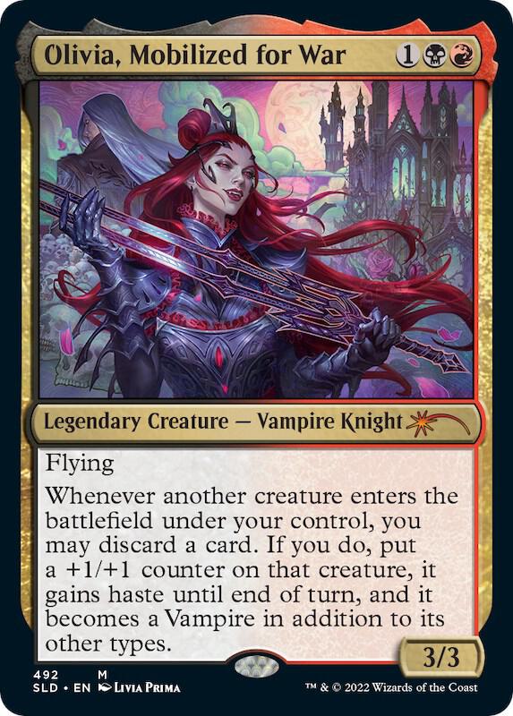 Olivia, Mobilized for War - Black/Red